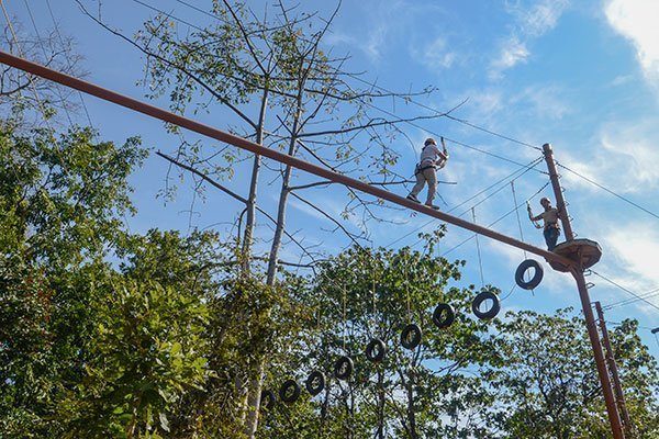 High Ropes Course at Atali Ganga in Rishikesh